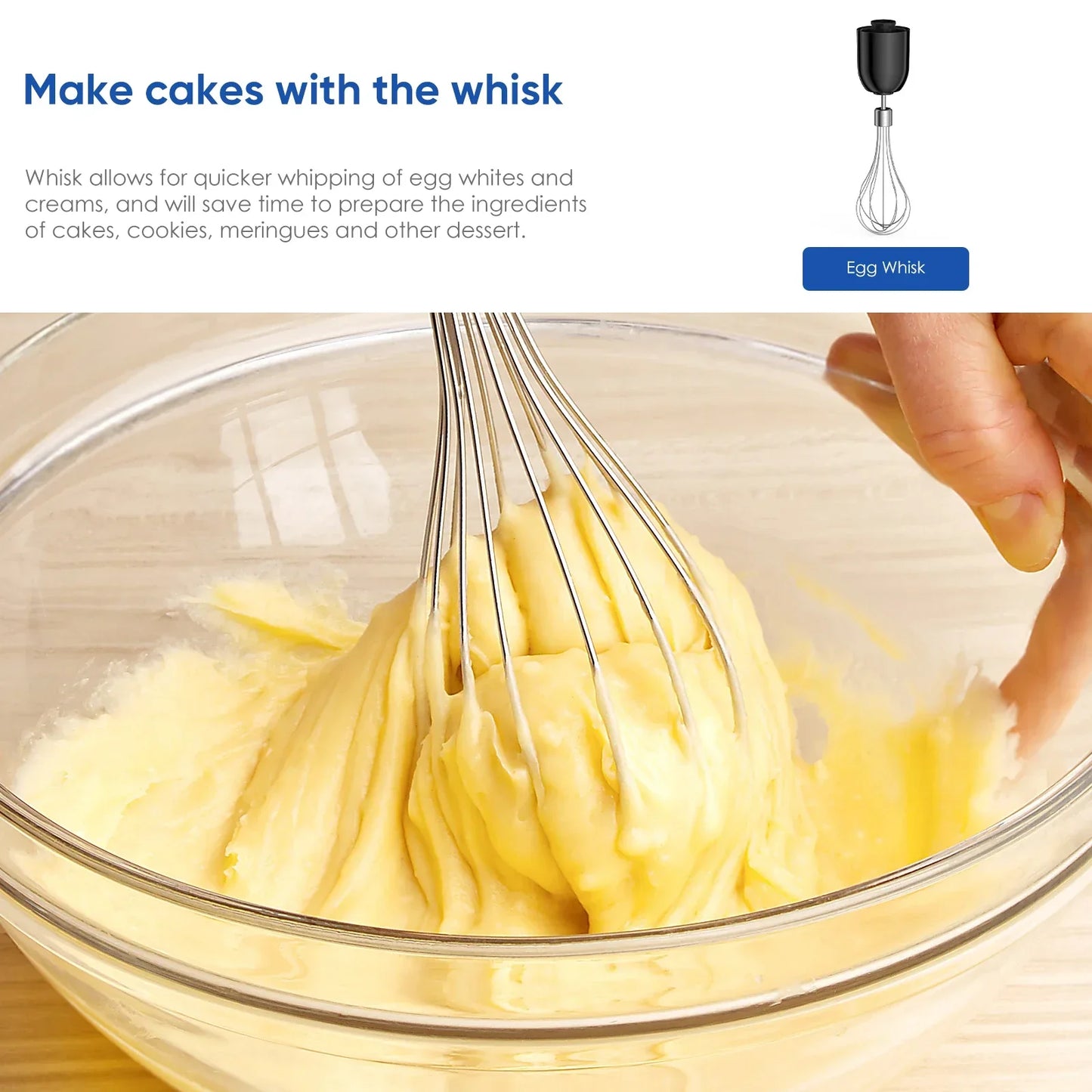 BioloMix 5-in-1 Immersion Hand Blender 1500W | Food Processor Peaceful Pleasures Health and Wellness