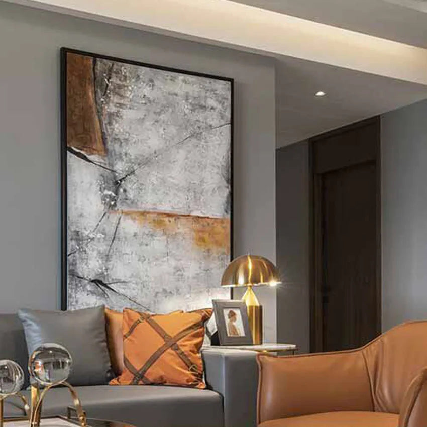 Nordic Wall Art Decor Oil Painting Modern Abstract Image High Quality Home Hanging Poster Handmade Canvas Mural For Parlor Porch Peaceful Pleasures Health and Wellness