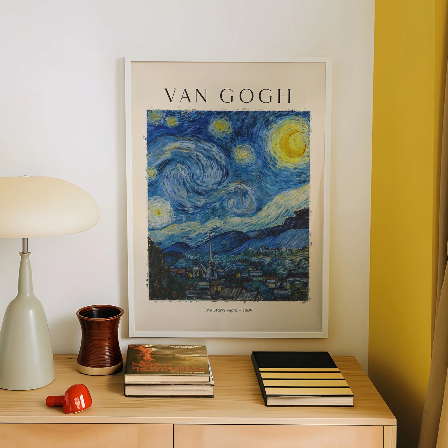 Van Gogh Starry Night Canvas Wall Art Print | Home Decor