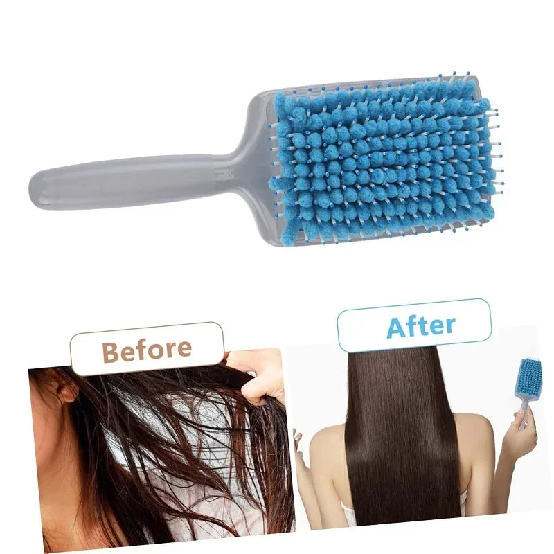 Microfiber Nylon Bristle Absorbent Drying Hairbrush | Wet Hair