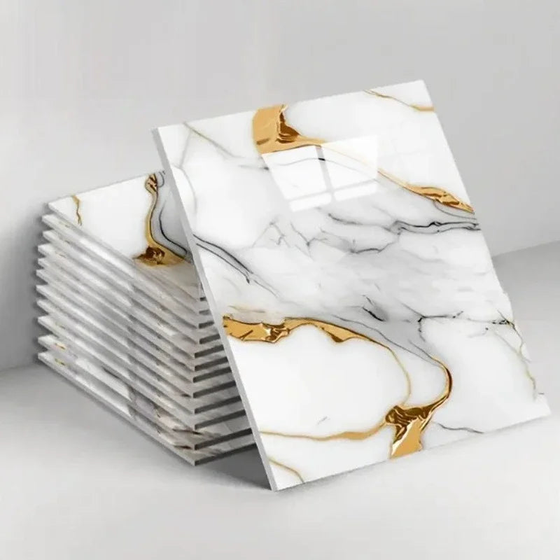Marble 3D Peel & Stick Tile Stickers – Waterproof 30×30cm