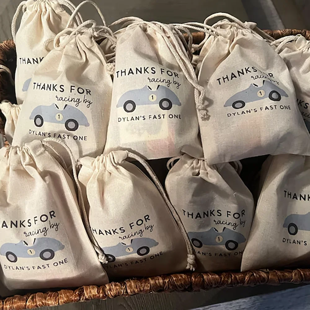 Two Fast Race Car Custom Kids Birthday Goodie Bags | Party Favors Birthday Goodie Bags Peaceful Pleasures Health and Wellness