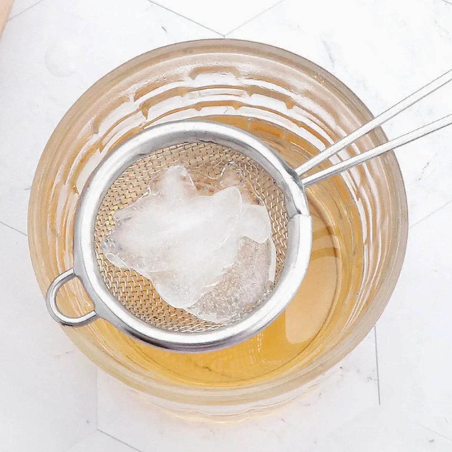 Fine Mesh Strainer – Stainless Steel Matcha Sifter & Tea Strainer