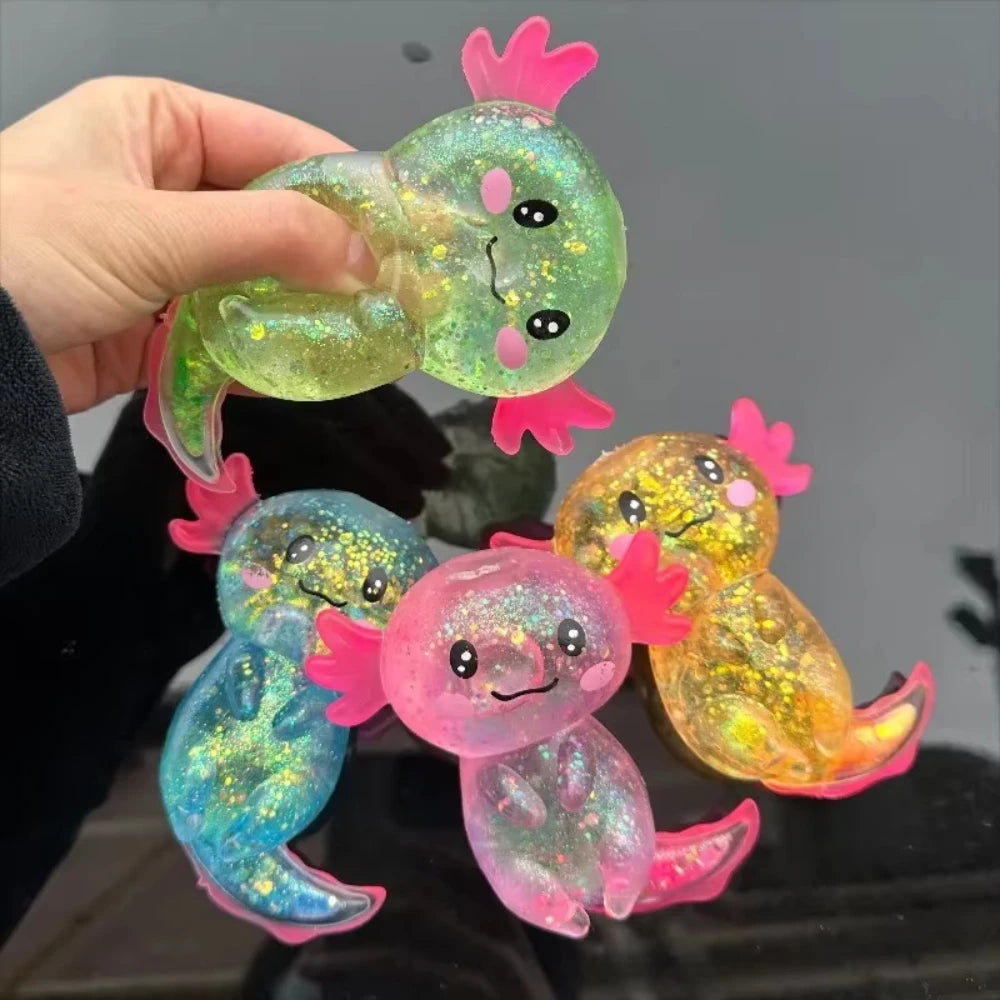 Salamander Squishy Fidget Toy | Stretchy Slow-Rise Squeeze Fun