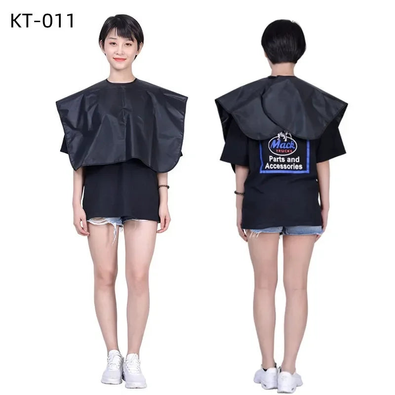 Waterproof Adults Haircut Cape, Hair Wrap, Hairdresser Cape, Salon Apron, Cutting Cape, Make Up Umbrella, Clothes for Salon Peaceful Pleasures Health and Wellness