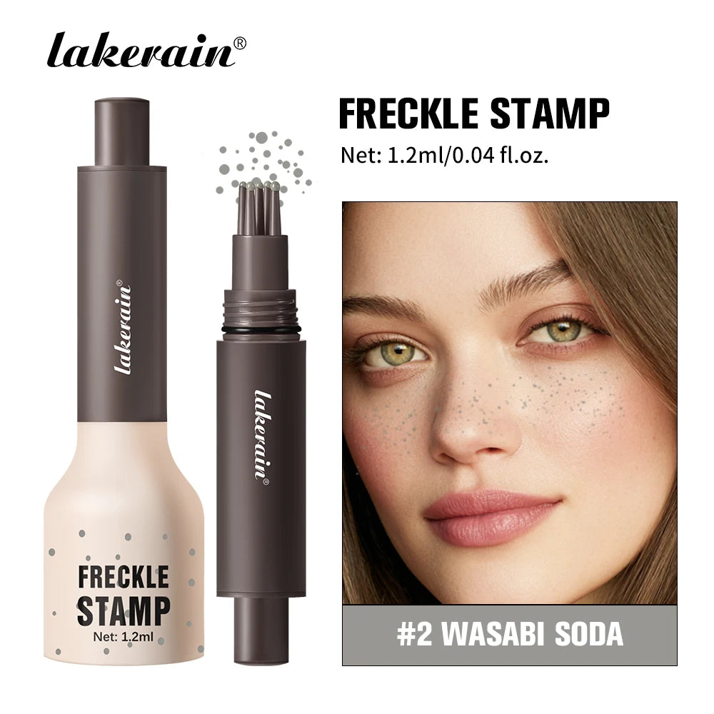 Liquid Air Cushion Freckle Stamp Pen Five-point Head Freckle Natural Simulation Fake Dot Spot Pen Waterproof Lasting Makeup Peaceful Pleasures Health and Wellness 2Wasabi Soda