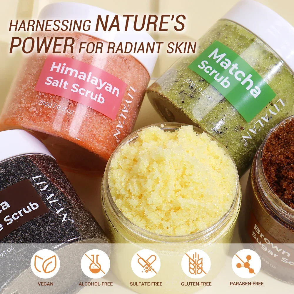 Sea Salt Body Scrub – 5 Scents, Exfoliating & Moisturizing Peaceful Pleasures Health and Wellness