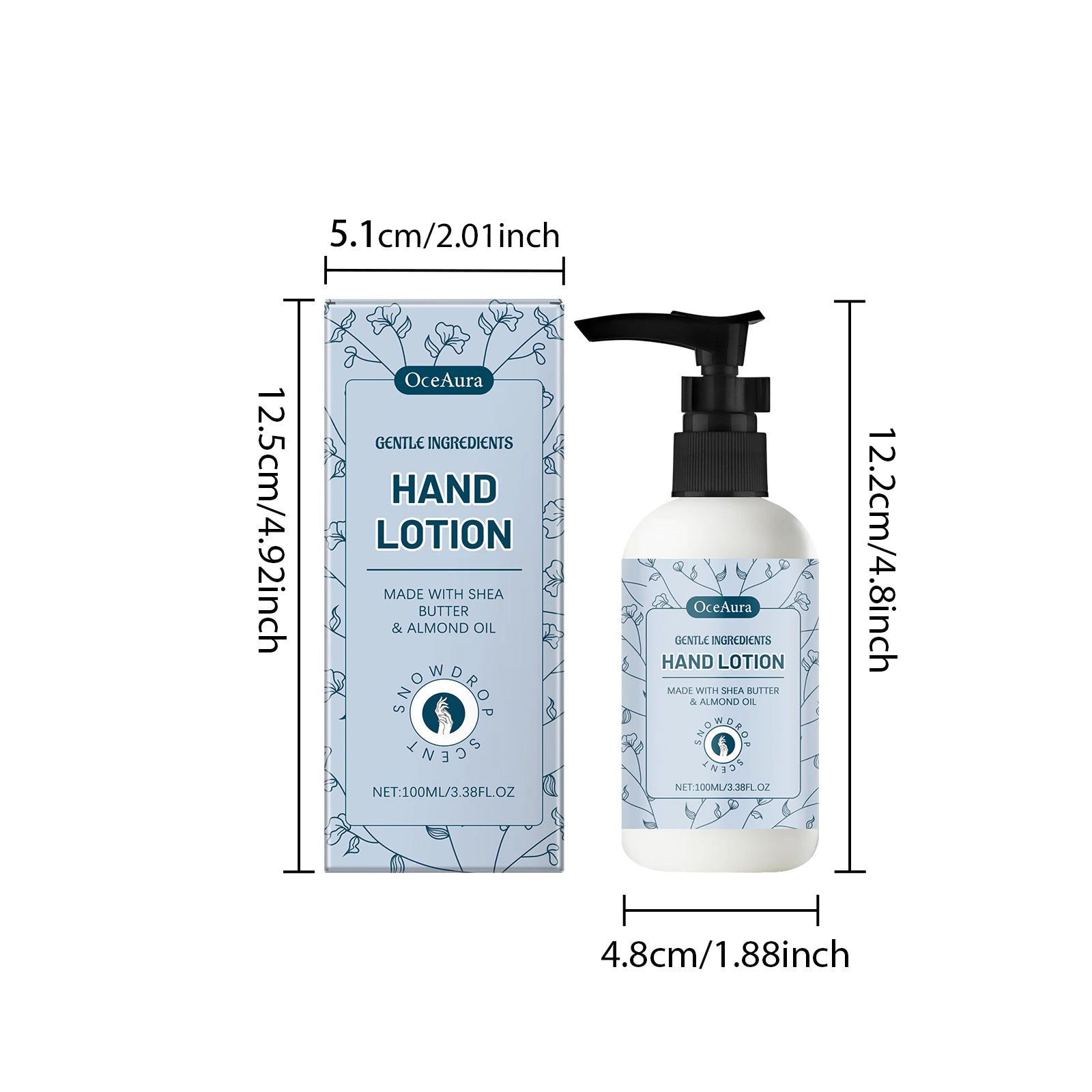 Shea Butter Hand Lotion Moisturizing Nourishing Fade Fine Lines Soft Smooth Skin Non Greasy Fast Absorbing for Dry Cracked Hands Peaceful Pleasures Health and Wellness