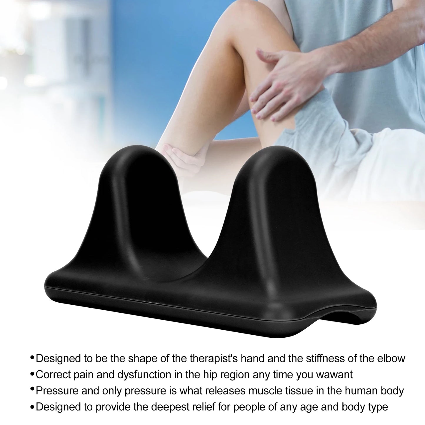 Psoas Muscle Massager Release Deep Tissue Massage Tool Hamstring