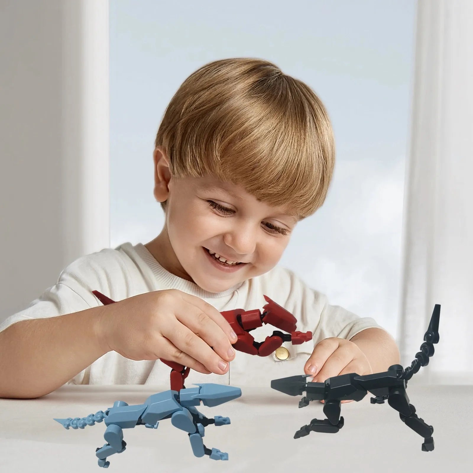 Multi-jointed Movable Robot 3.0 3d Printed Mannequin Female Character Wing Toy Dummy Figures Toys Game Gift Decoration Kids Toy Peaceful Pleasures Health and Wellness