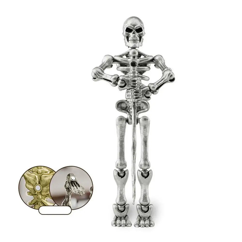 Mini Medieval Skeleton Figurines for Halloween Decor Peaceful Pleasures Health and Wellness C