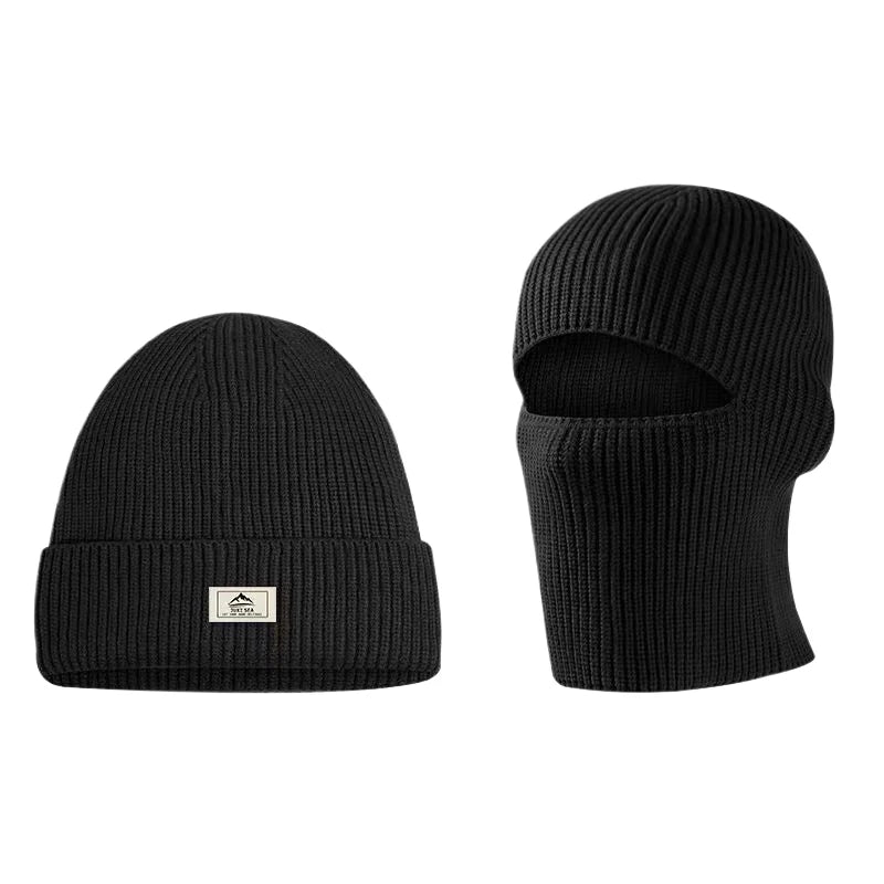 2-in-1 Balaclava Ski Mask Beanie | Windproof Winter Face Hat