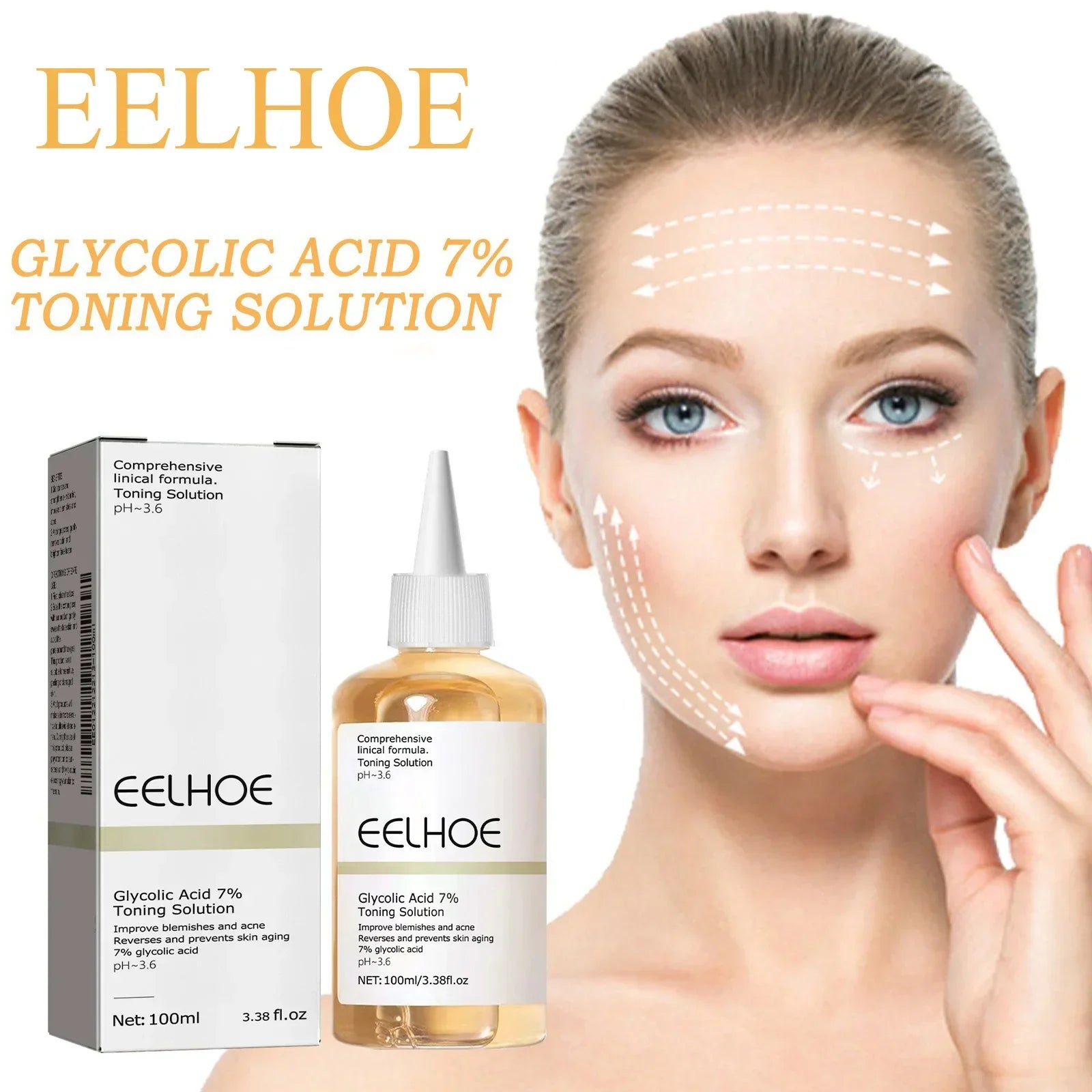 Glycolic Acid 7% Toning Solution Ordinary Acne Remover Lifting Firming Wrinkles Glowing Facial Skin Care Glycolic Acid Toner Peaceful Pleasures Health and Wellness