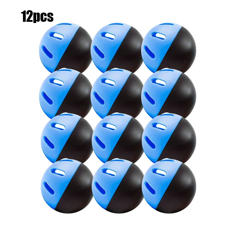 12 Pcs Baseball Soft Practice Balls Perforated Training Balls 2.91 Inches (74mm) For Outdoor Training Eva Hollow Ball Hole Ball Peaceful Pleasures Health and Wellness 12 Pcs