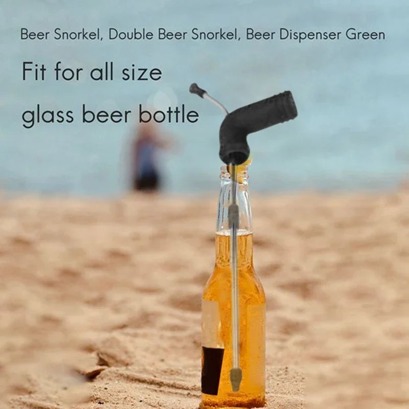 Hot-sale Bar Accessory Beer Bong Funnel Slammer Customized Branding Speed Snorkel for Beer Drinking,Timer Drinking Tool for Fun Peaceful Pleasures Health and Wellness