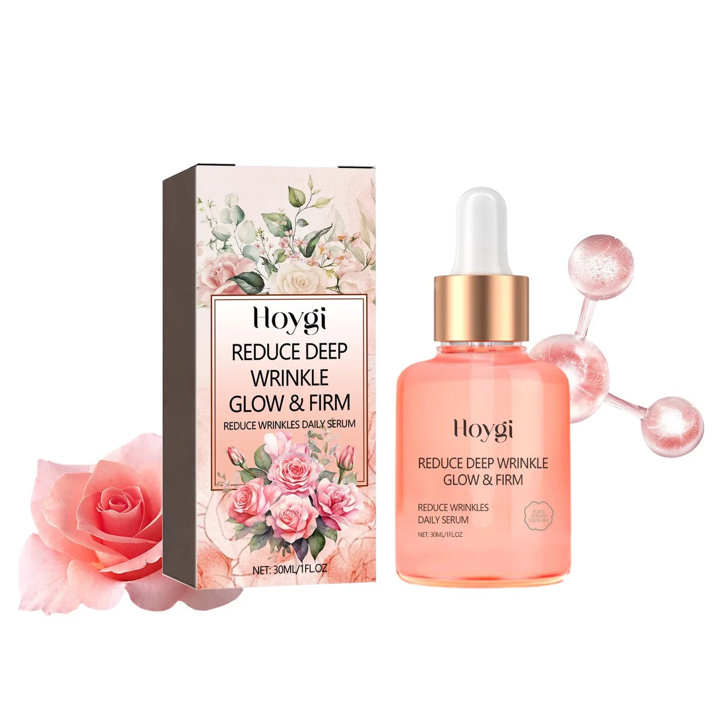 Rose Vitamin C Face Serum – Brighten, Firm & Hydrate 30ml