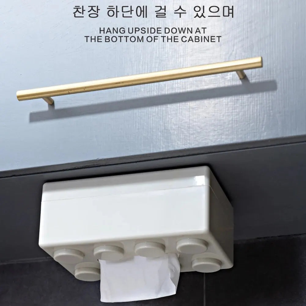 Building Block Tissue Box – Desktop & Wall Mount Holder