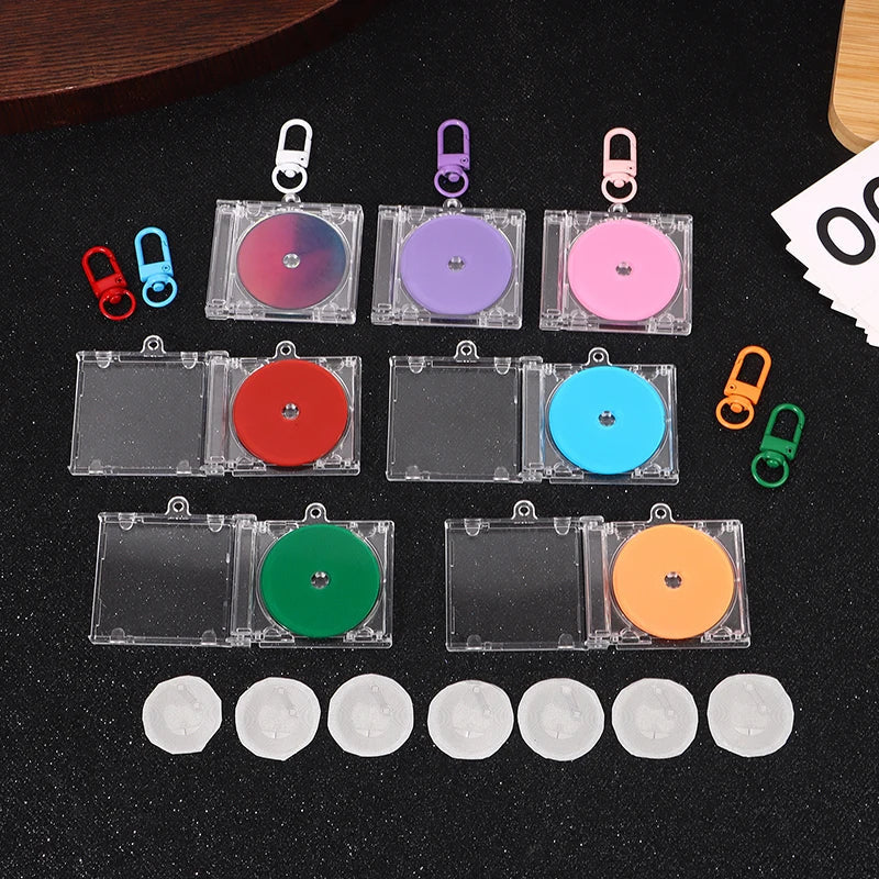DIY Mini CD Case Keychain Pendant | Blank Album Cover Charm