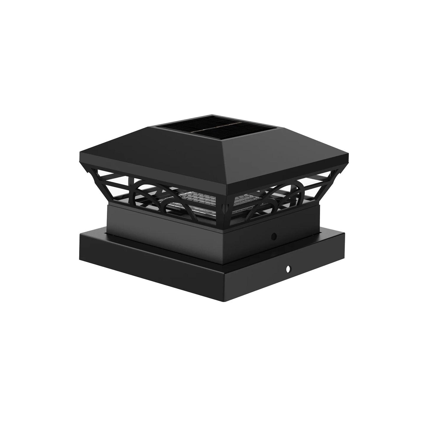 Solar Column Head Fence Lights | Waterproof Outdoor Garden