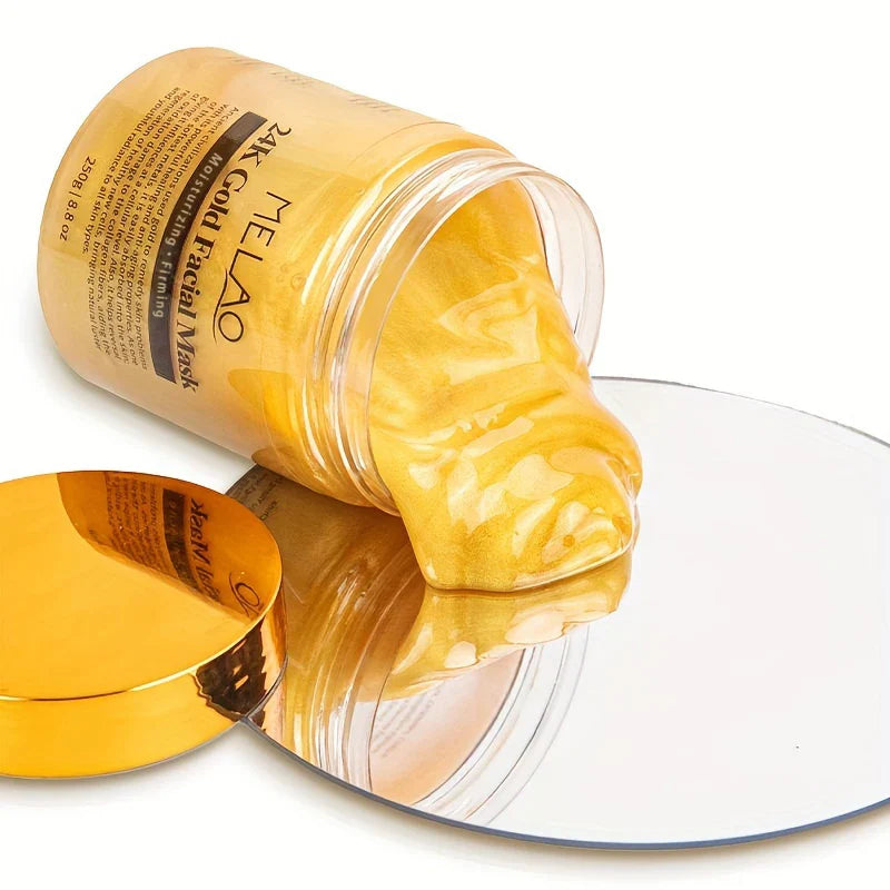 MELAO 24K Gold Collagen Face Mask – Moisturizing & Anti-Aging