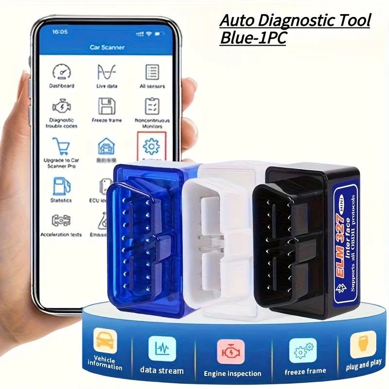 Car Code Scanner, Compact Scanner, Portable Device, Durable, Precision Tool, Diagnostic Equipment, Vehicle Owner, Automotive Technician Peaceful Pleasures Health and Wellness