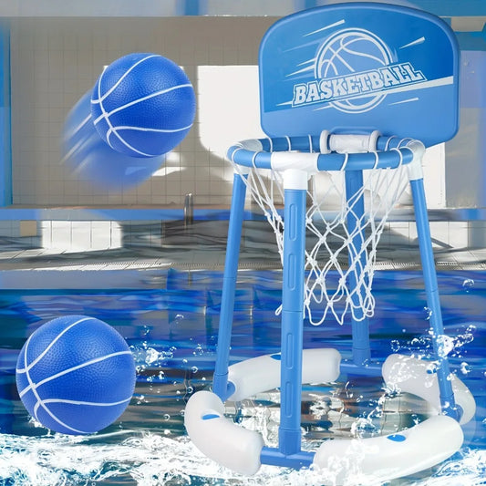 Floating Pool Basketball Hoop Set with Balls | Kids & Adults Floating Pool Game Peaceful Pleasures Health and Wellness