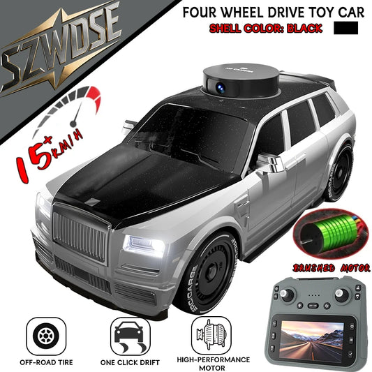 911S RC Car - 4K HD Camera 4WD 4.3-inch Screen Camera Lifting Design LED Lighting Drift HD Video Kids RC Car for Adults and Kids Peaceful Pleasures Health and Wellness