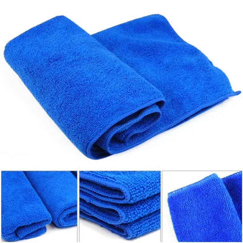1-20Pcs Microfiber Towels Car Wash Drying Cloth Towel Household Cleaning Cloths Auto Detailing Polishing Cloth Home Clean Tools Peaceful Pleasures Health and Wellness