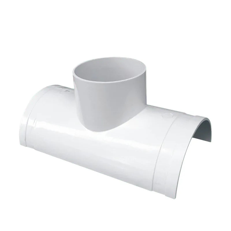 PVC Open Tee Drain Pipe Repair Fitting | 5 Sizes | Tube Connector