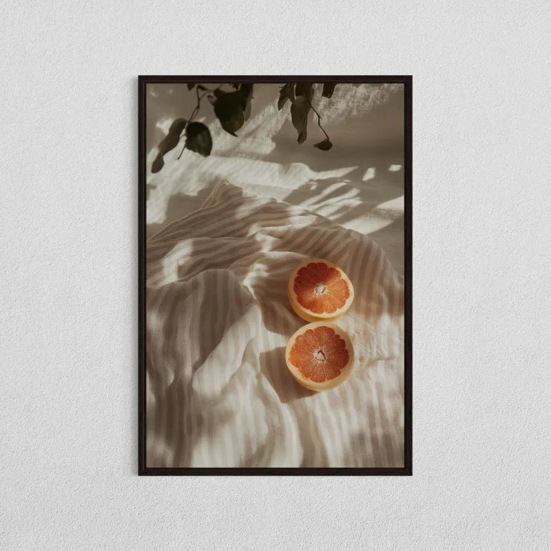 Minimalist Olive Tree Botanical Canvas Wall Art | Mediterranean Print
