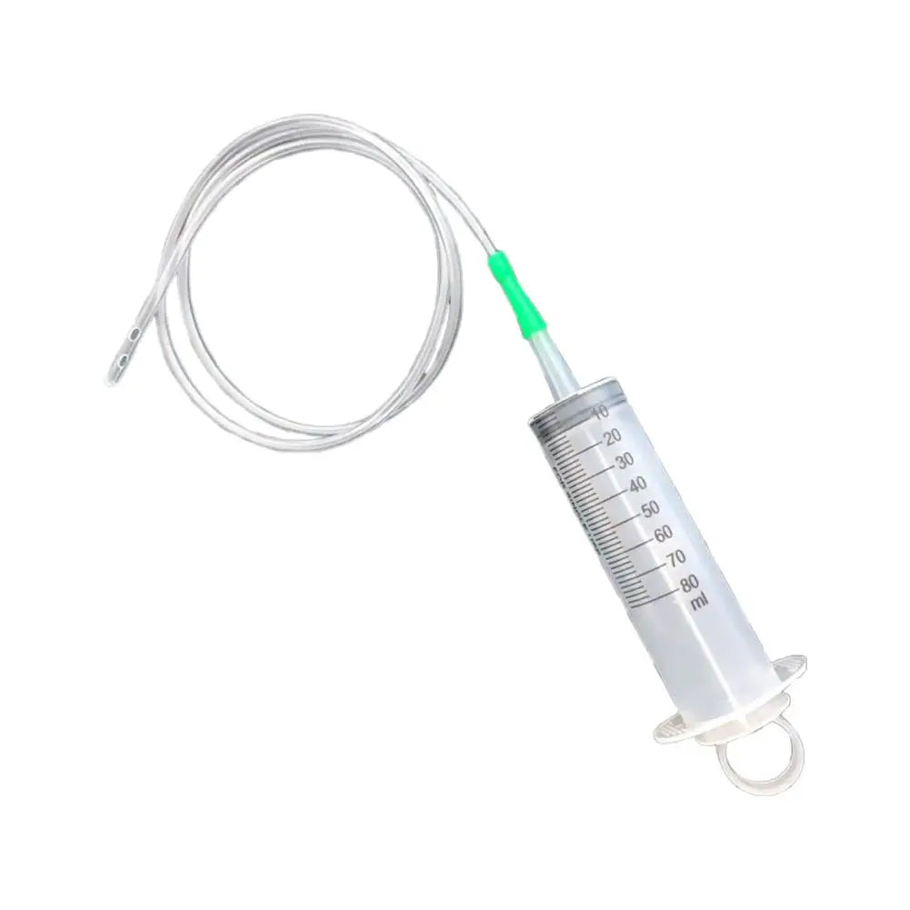 20/60/80ml Reusable Oil Pump Syringe with 1m Hose, Pet Feeding & Hydroponics Nutrient Measuring Tool for Lab & Home Use Peaceful Pleasures Health and Wellness 80ml