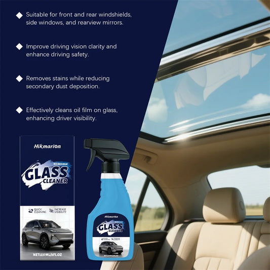 Glass oil film cleaner,Anti-Glare Window Cleaning Agents,Professional Automotive Glass Cleaner/Household Window Maintenance Peaceful Pleasures Health and Wellness Default Title