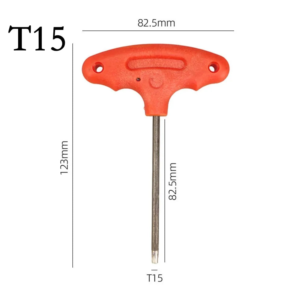 T Shape Screwdriver Electronics Toy Repair Sizes T8 Featuring Steel