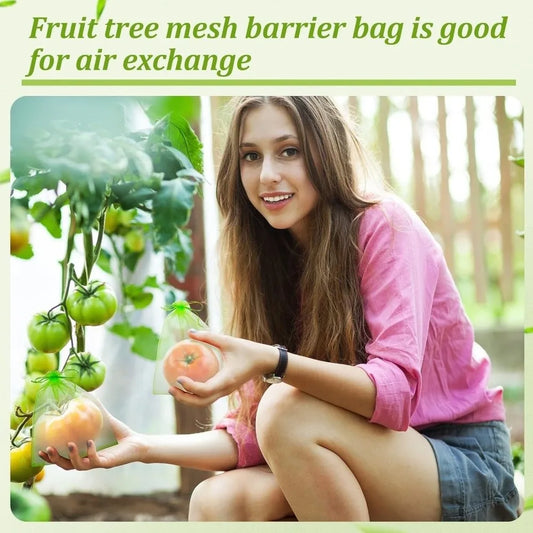 100-Pack Organza Fruit Protection Bags with Drawstring | Grape Covers Fruit Protection Bags Oasis Select
