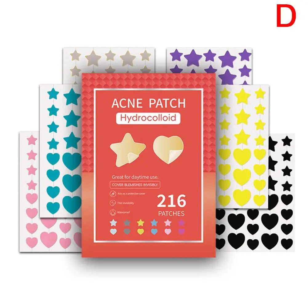 Colorful Star Pimple Patch for Acne Removal Peaceful Pleasures Health and Wellness D