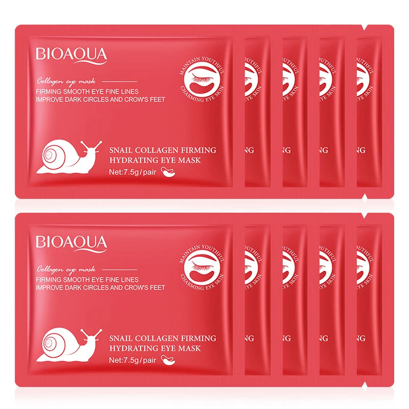 BIOAQUA Snail Collagen Eye Mask – Dark Circles & Wrinkles