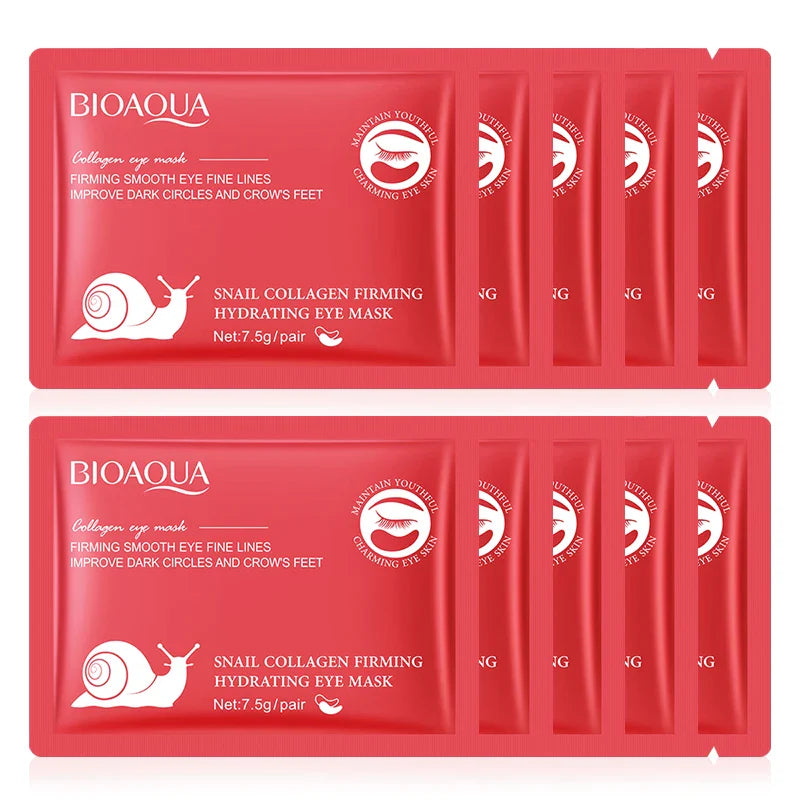 BIOAQUA Snail Collagen Eye Mask – Dark Circles & Anti-Aging