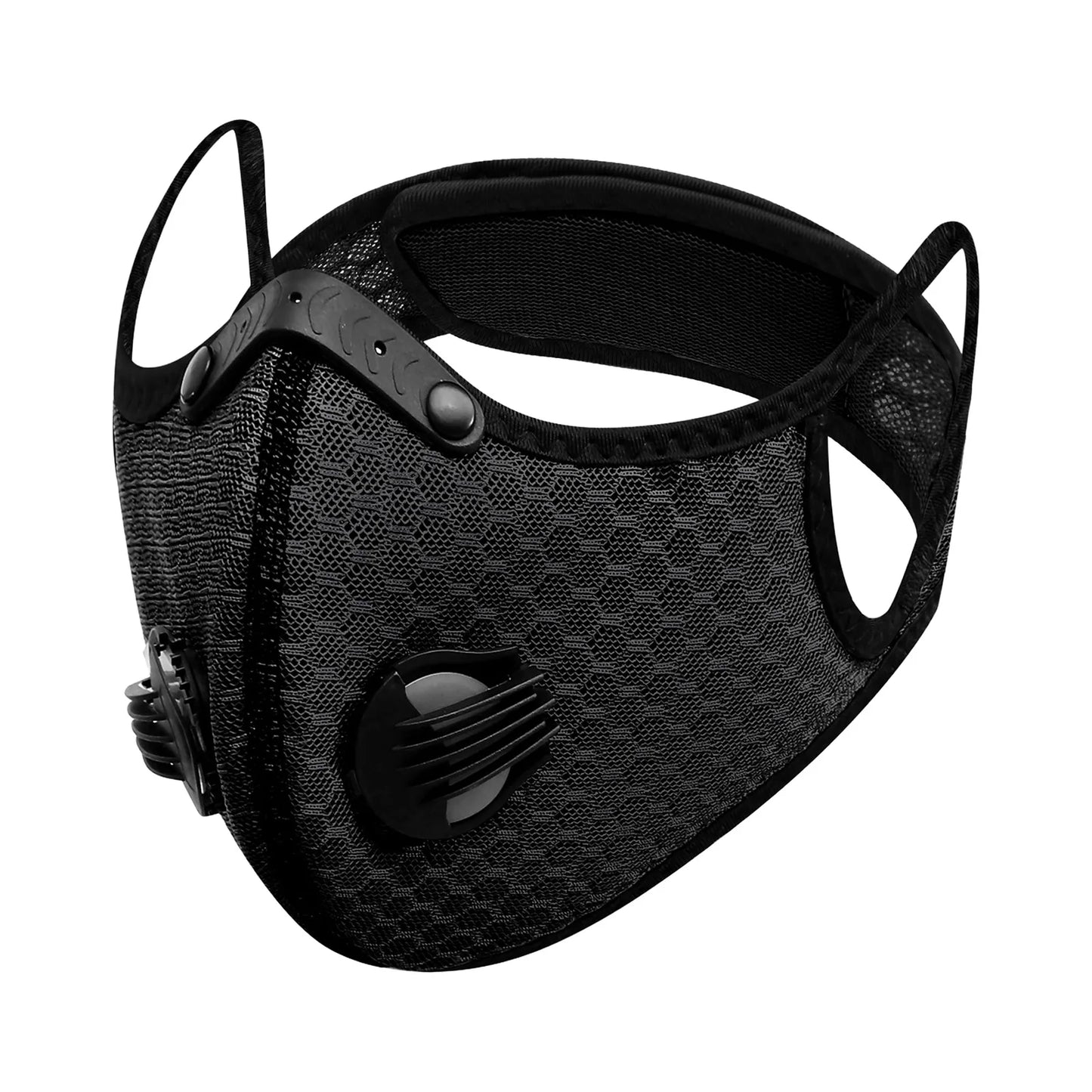 Unisex Windproof Riding Mask Breathable Filtration Outdoor Sports Masks for Walking Cycling Motorcycling Peaceful Pleasures Health and Wellness black