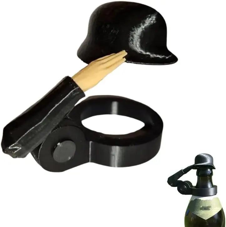 Soldier Helmet Beer Bottle Cap | Novelty BBQ Party Gift