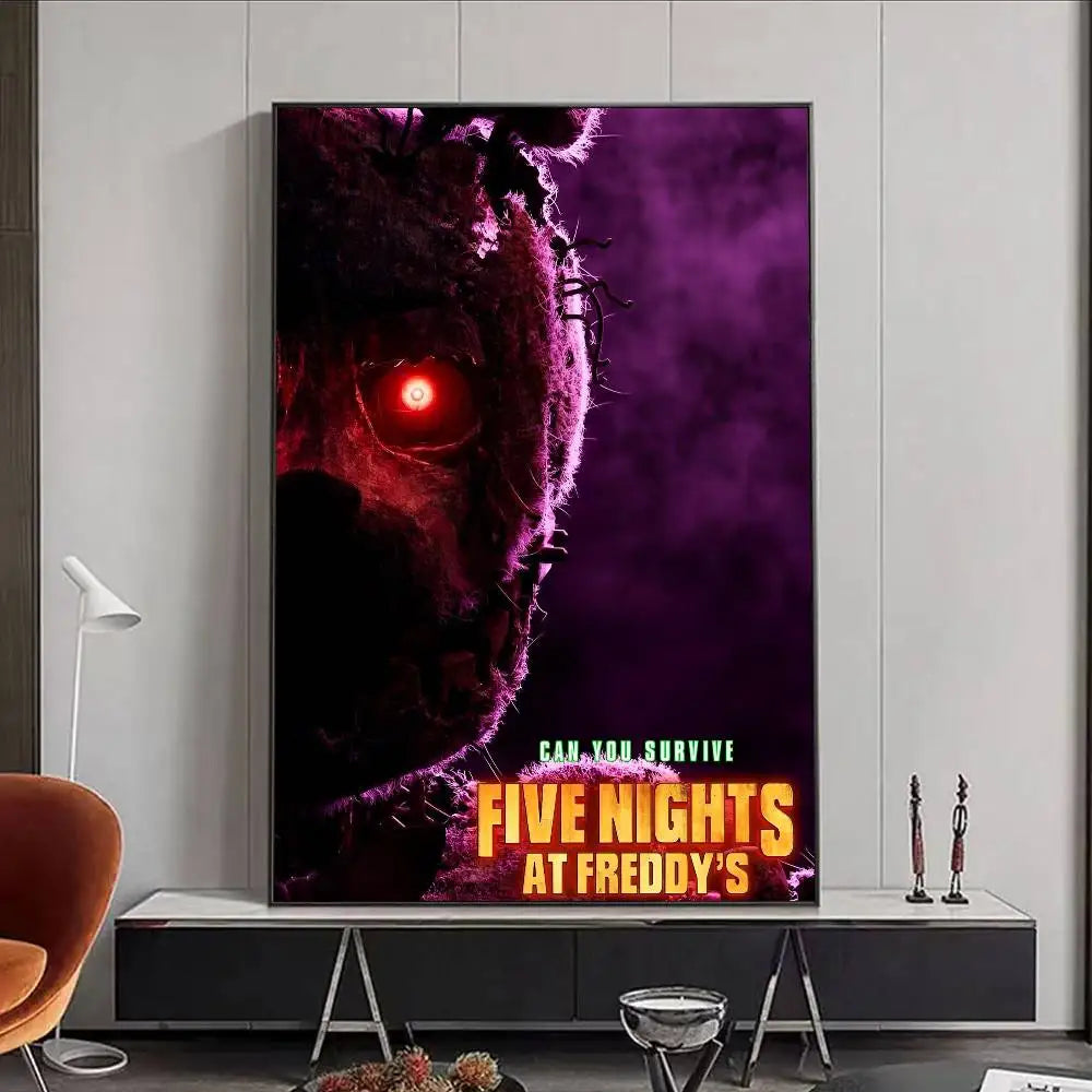 FNAF Five Nights at Freddy's Ultimate Group Poster | Waterproof Wall Art Poster Peaceful Pleasures Health and Wellness