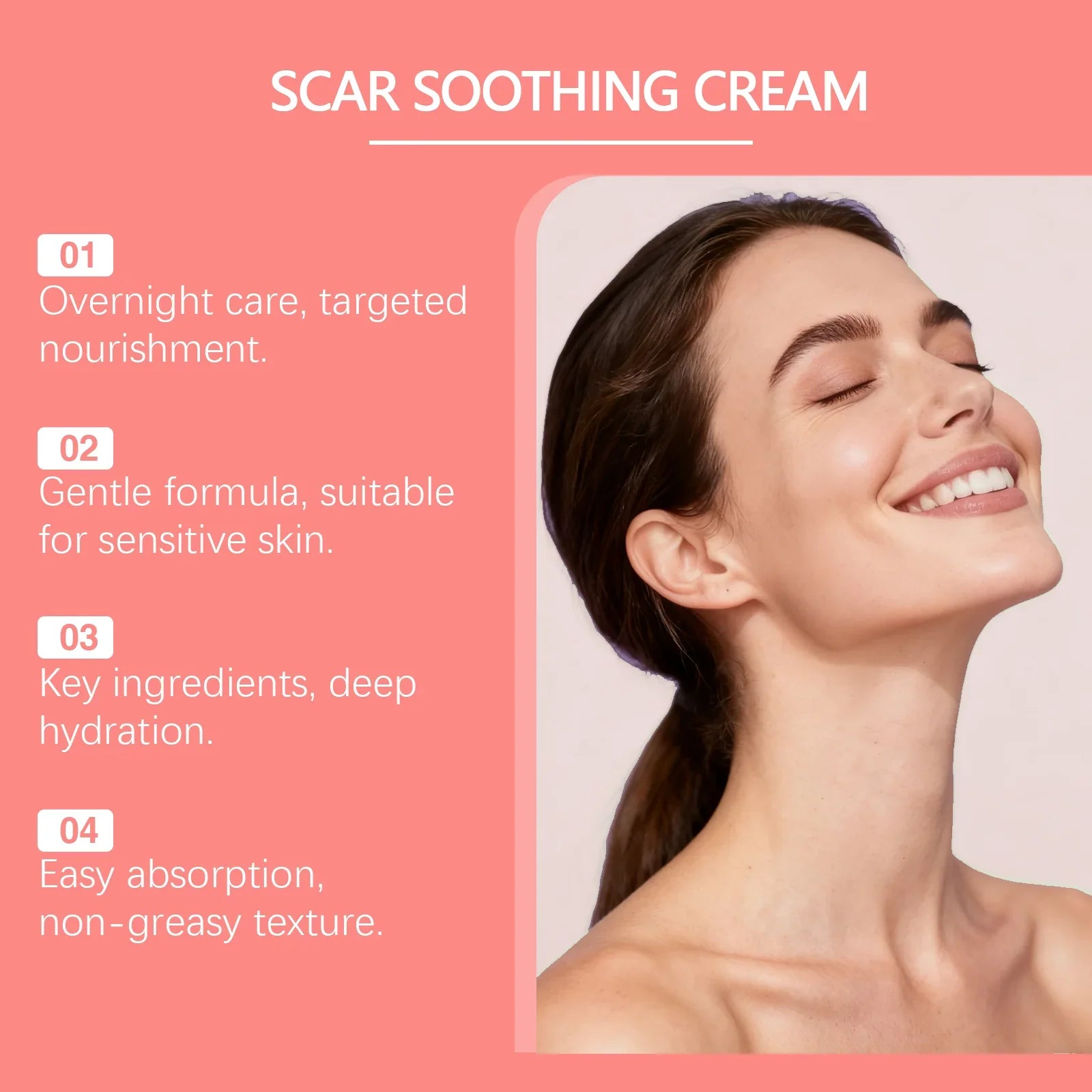 Gentle Nourishing Daily Body & Face Skin Care Cream Body Moisturizer Cream Oasis Select
