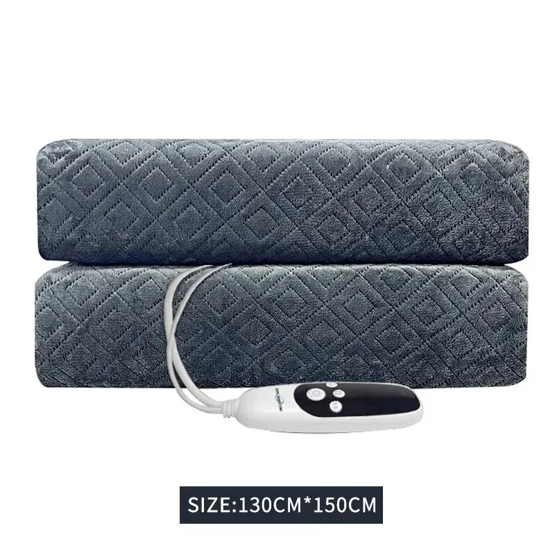 Arctic Velvet Electric Blanket Blanket Gray Electric Blanket Intelligent Temperature Control Power off Protection Dormitory Peaceful Pleasures Health and Wellness