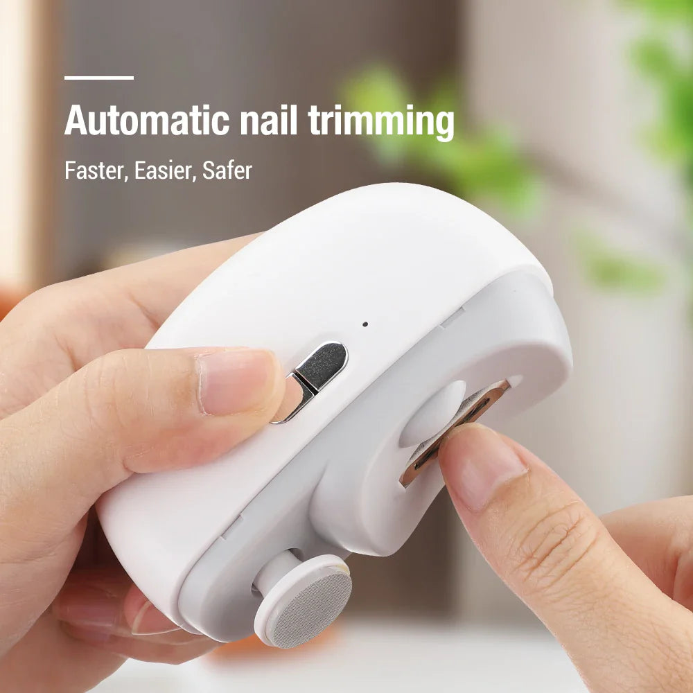 Electric Auto Nail Clipper – Baby, Finger & Toe Trimmer