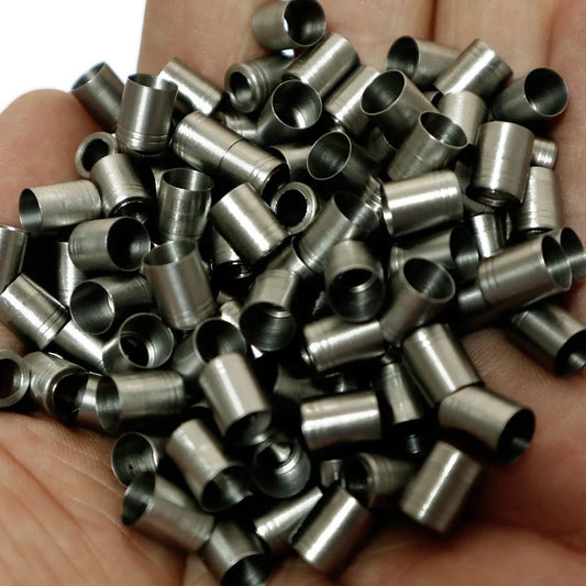 12 24 36 Stainless Steel Explosion-proof Ring Archery Arrow Collars Peaceful Pleasures Health and Wellness ID3.2-OD4.6mm 24pcs