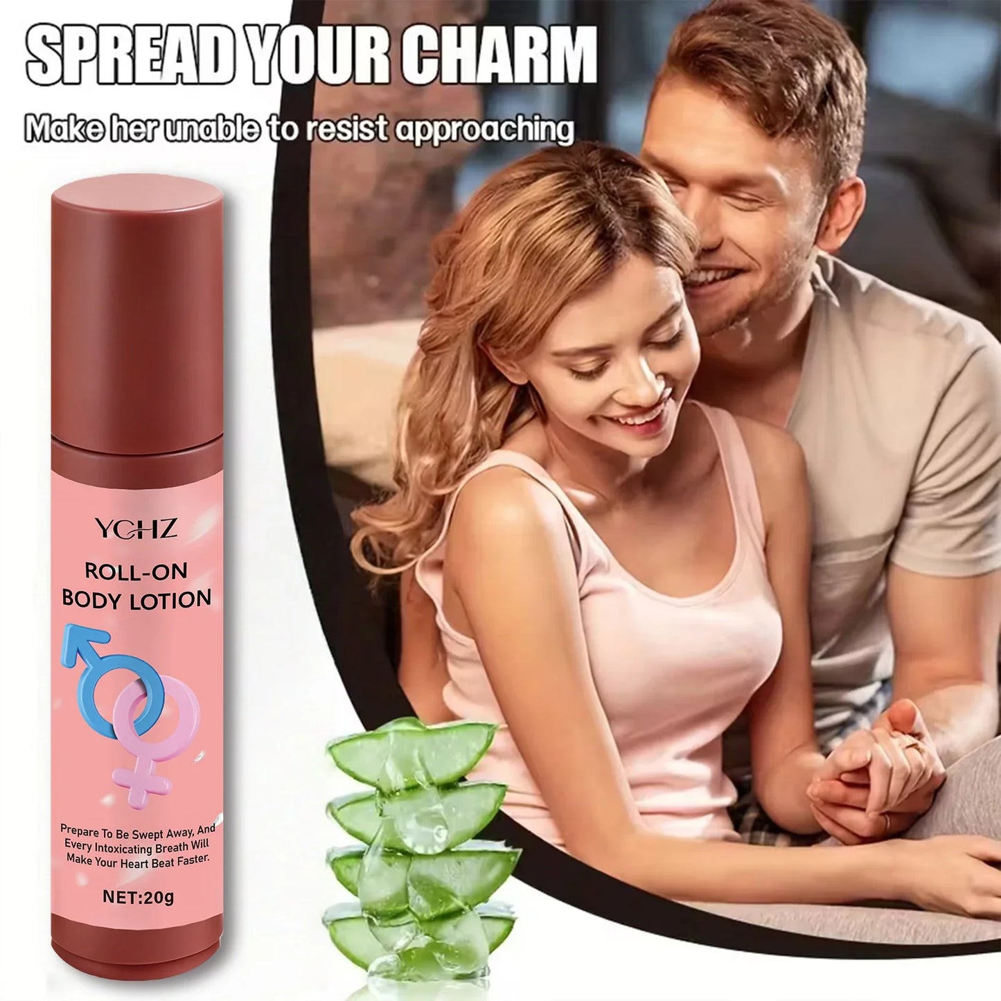 YCHZ Rose Roll-On Deodorant – 72-Hour Fresh, 20ml