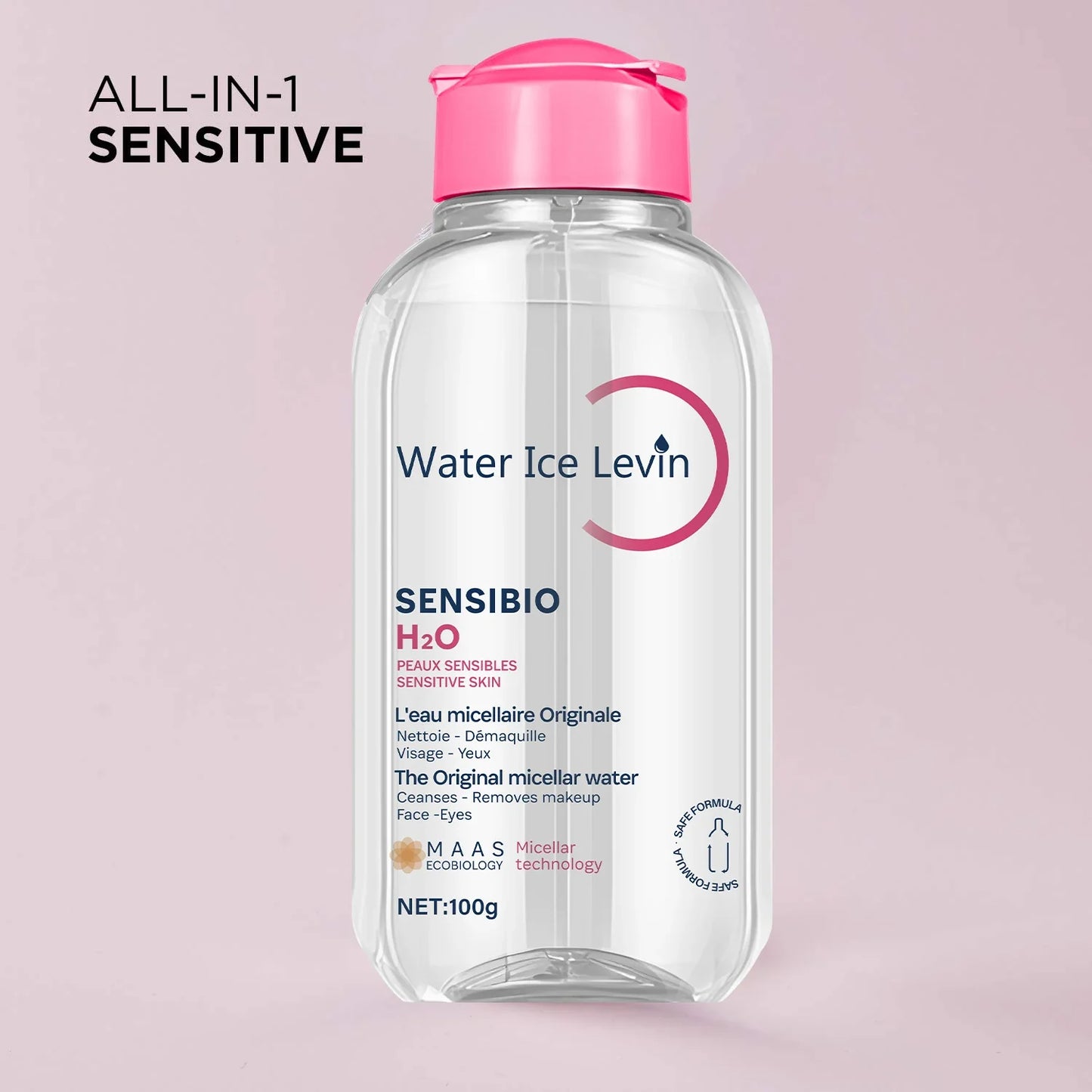 Micellar Water Sensitive Skin – Lactic Acid & Collagen Cleanser