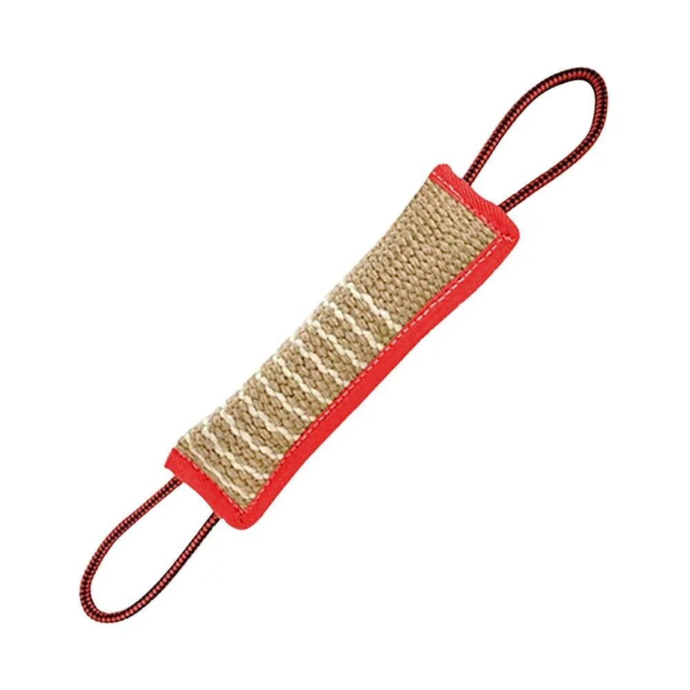 Dog Bite Jute Tug Toy with 2 Handles | Training & Play