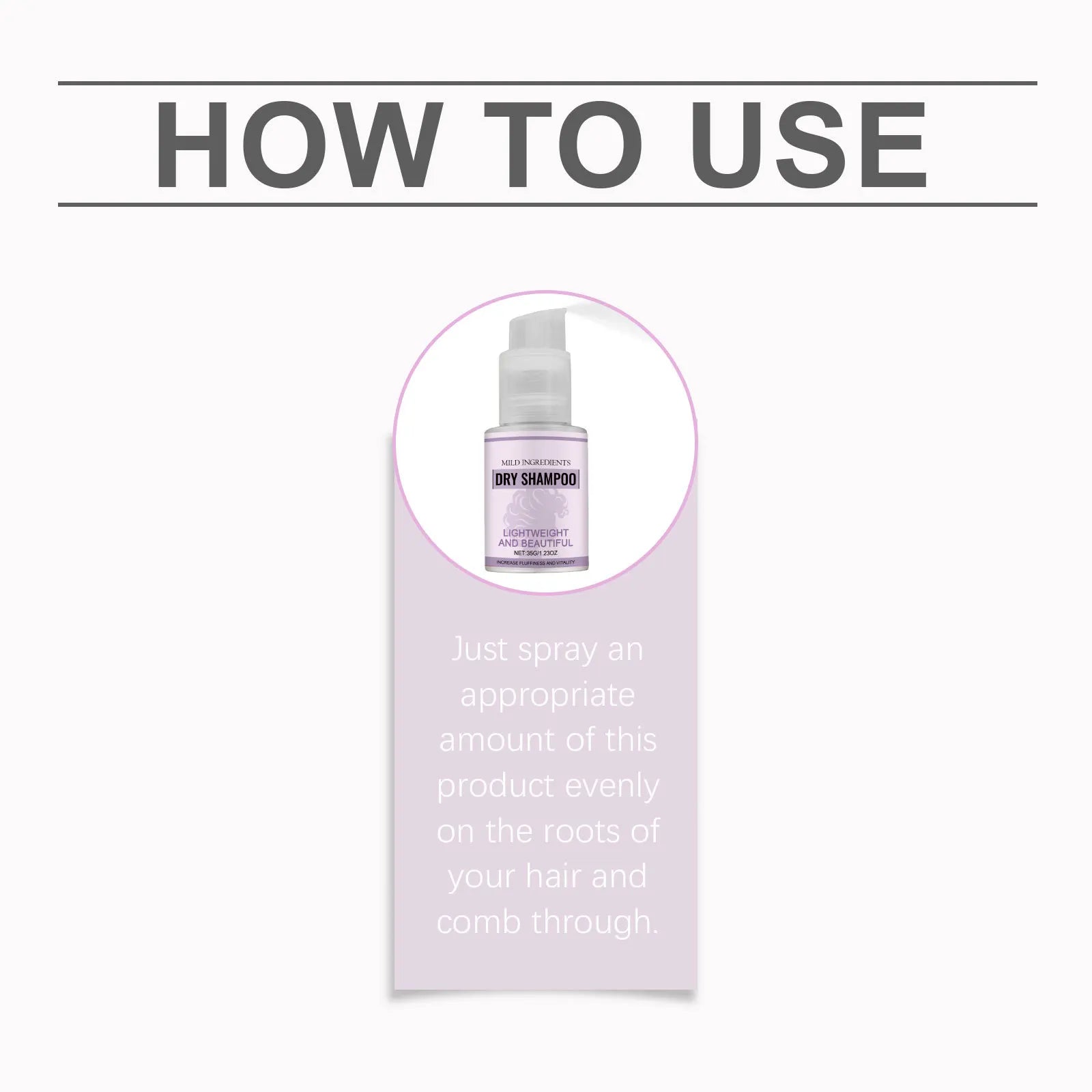 Portable Dry Shampoo Fast Oil Control Lifting Fluffy Hair Root No Rinse Instant Cleaning Travel Friendly Easy Use Dry Hair Spray Peaceful Pleasures Health and Wellness