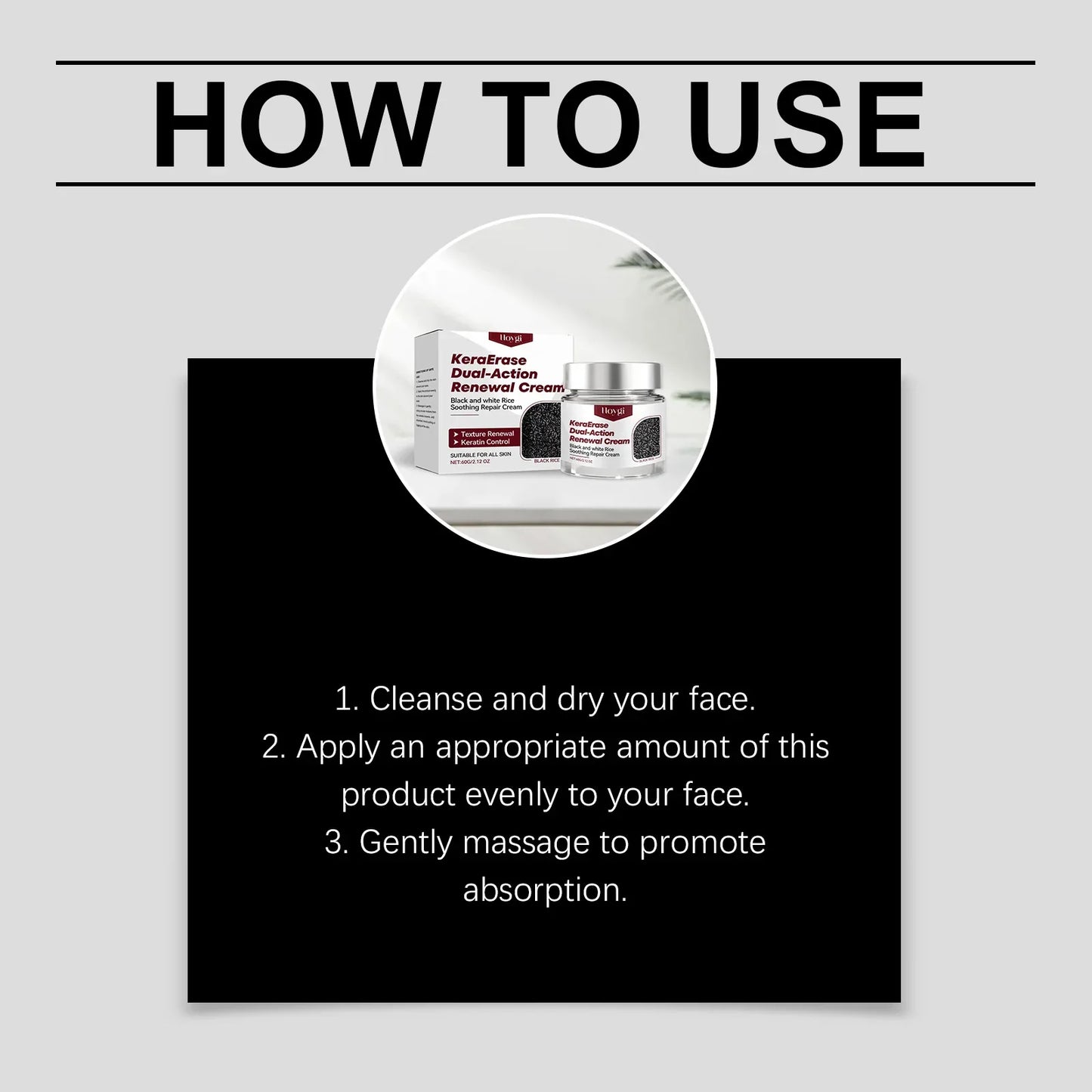 EELHOE Rice Moisturizing Cream – Niacinamide Face Cream 60g
