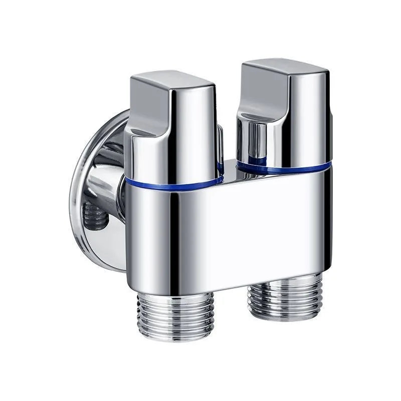 Stainless Steel Dual-Control Angle Valve | Anti-Backflow